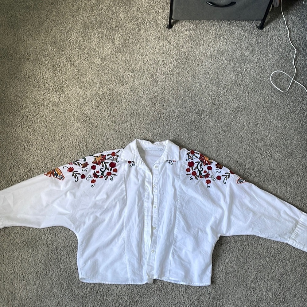 Zara Trafaluc Collection Top XS